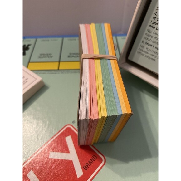 1998 Monopoly Board Game Parker Brothers w/ New Moneybag token Some Parts Unused - Picture 11 of 16